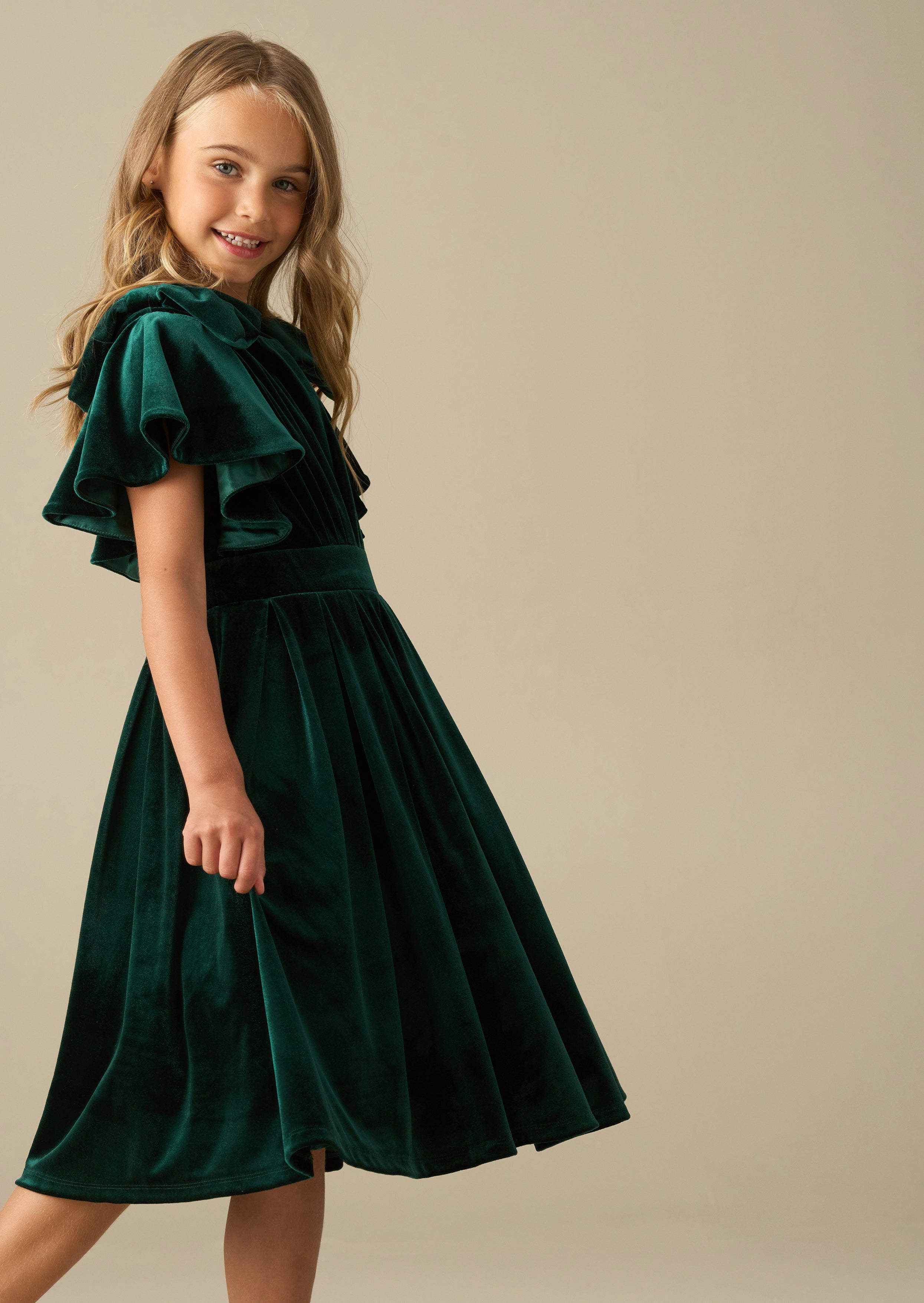 Schönes Samtkleid