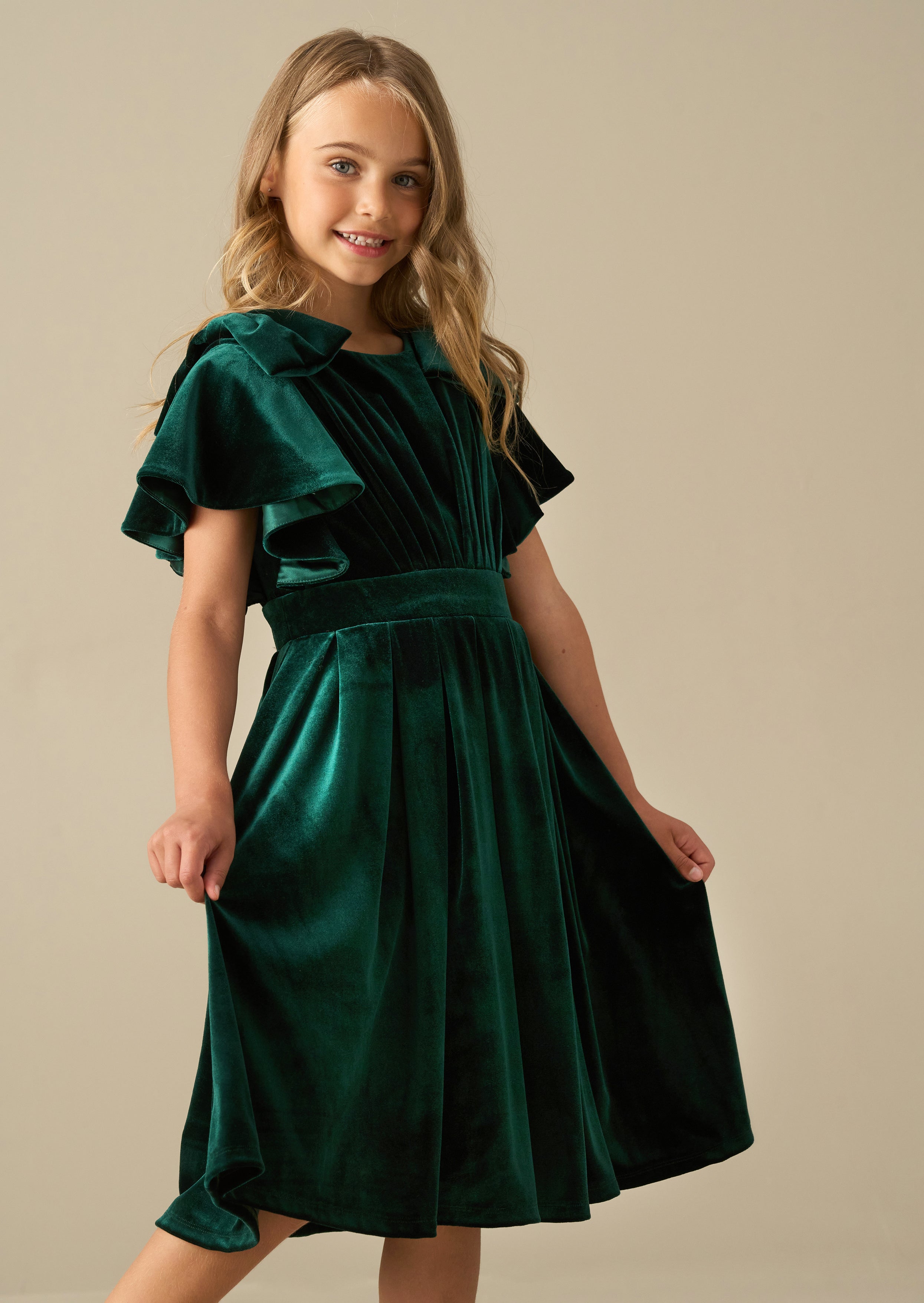 Schönes Samtkleid