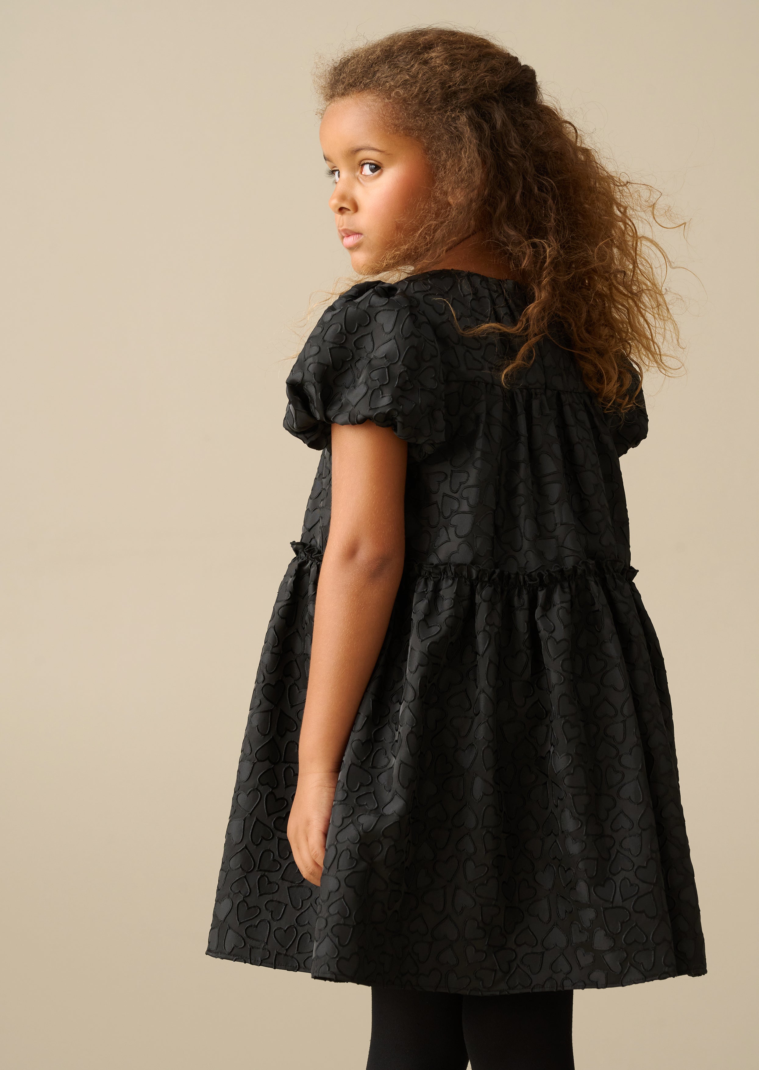Emily Heart Jacquard Dress