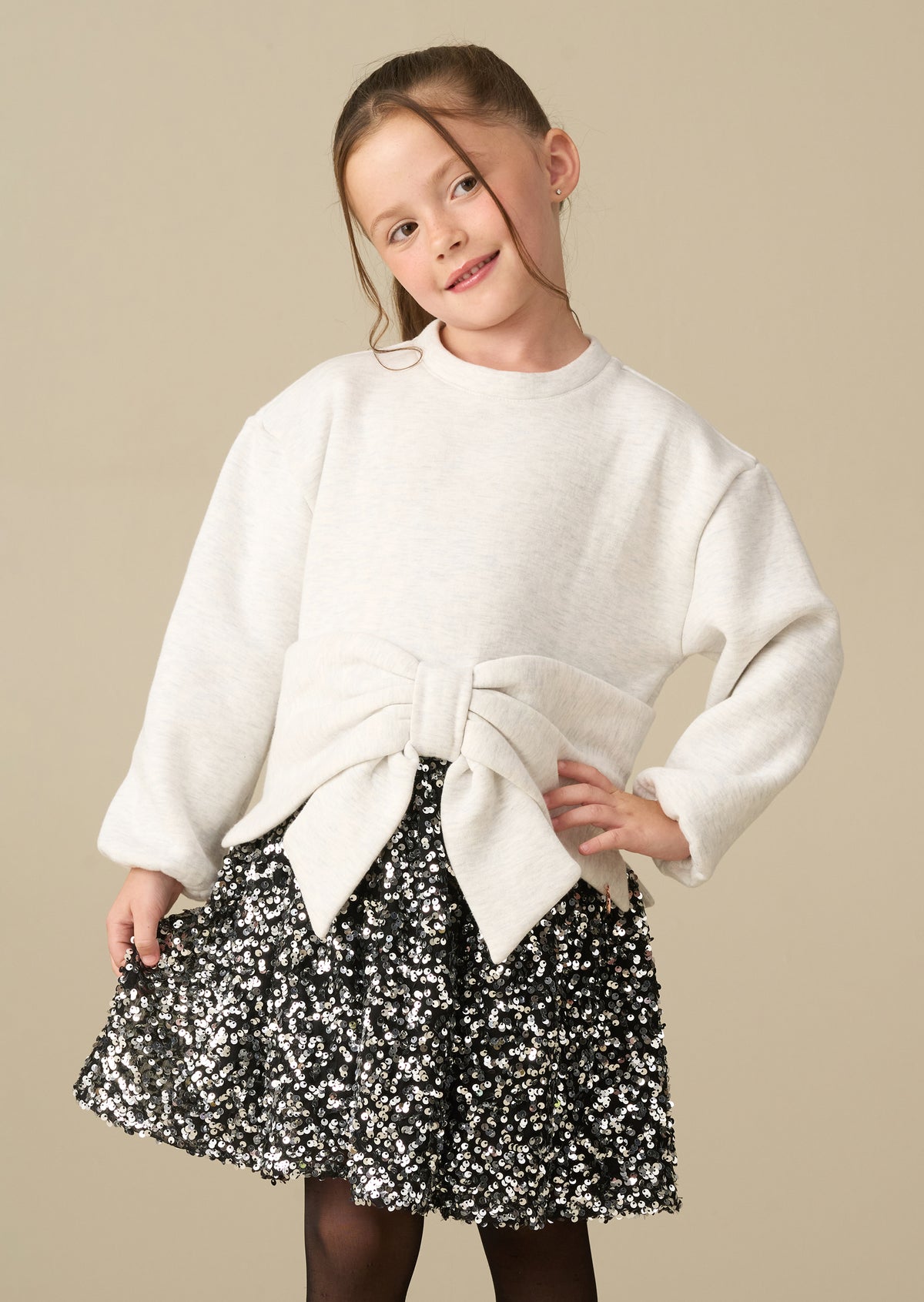 Ella Sequin Sweat Dress