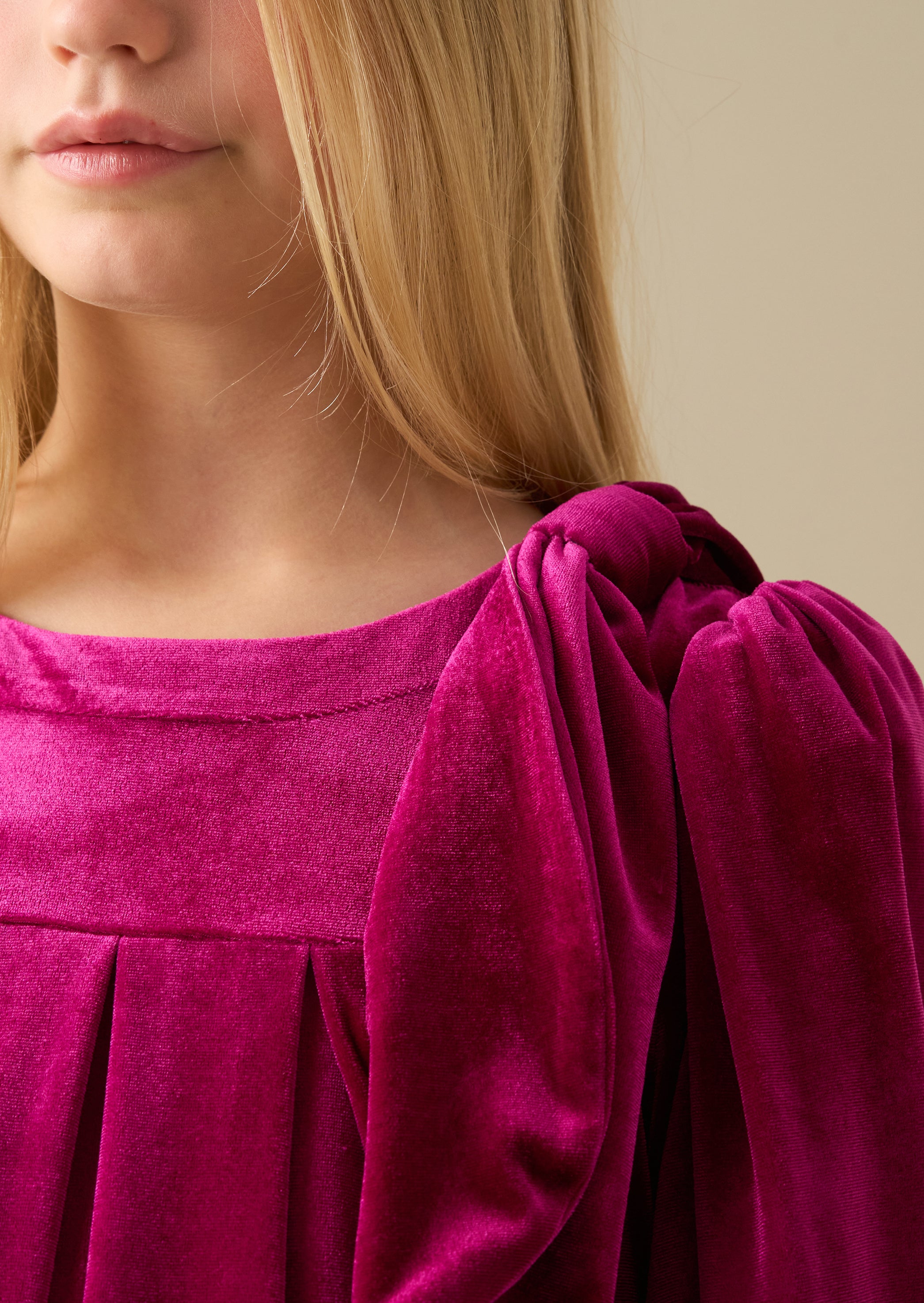 Abito svasato Felicity oversize con fiocco maxi