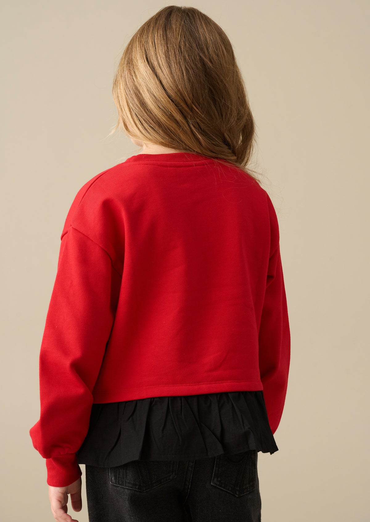 Ettie Mock Shirt Bow Sweat