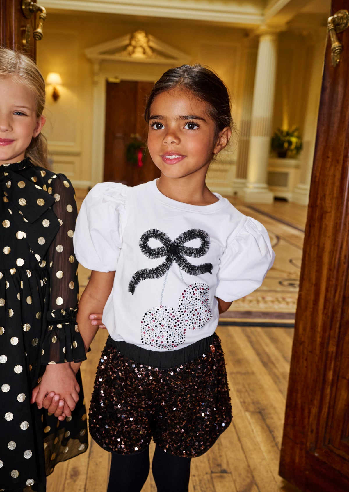 Elodie Bauble Frill Bow T-Shirt