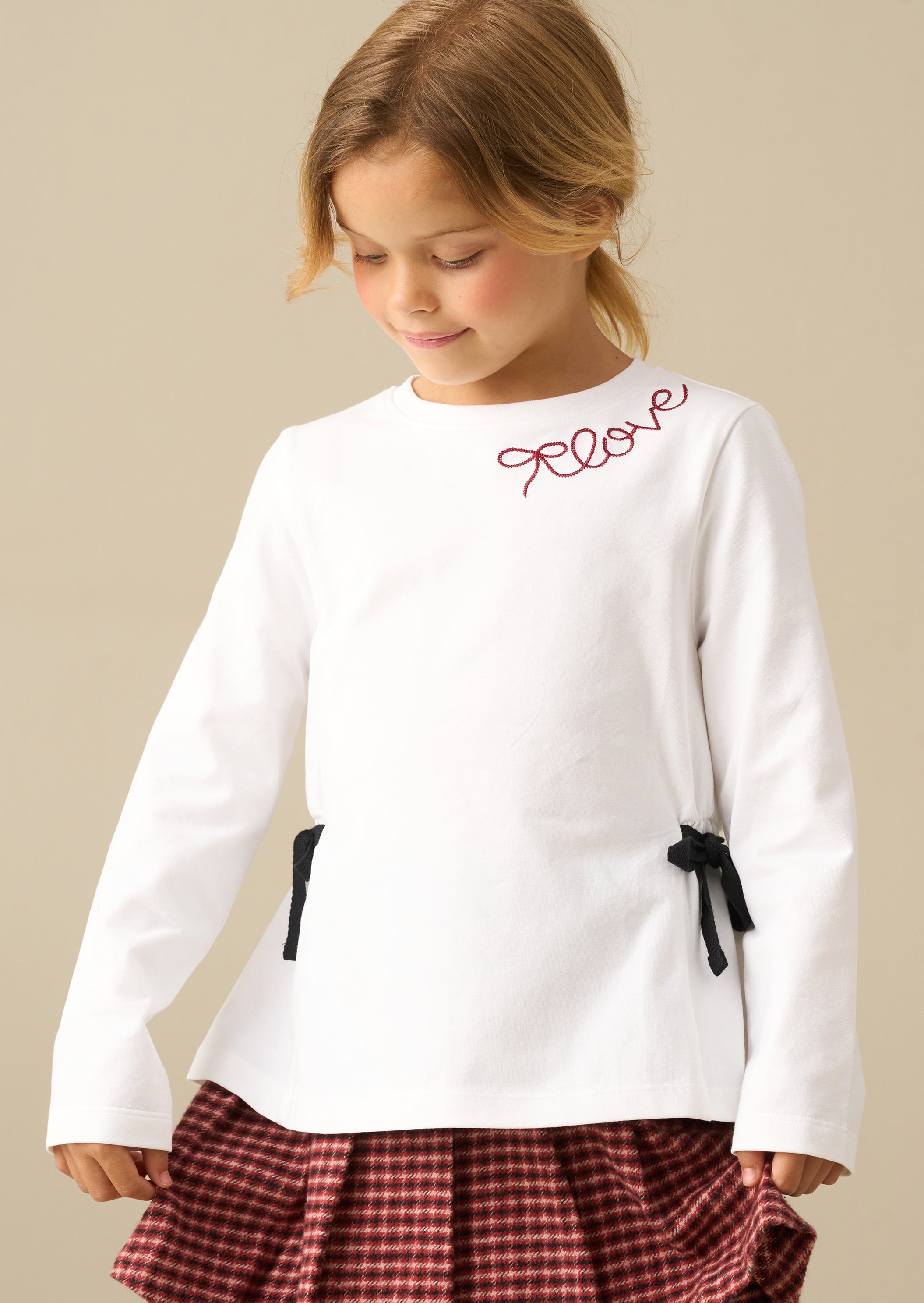 Betsy Gathered Waist Long Sleeved Top