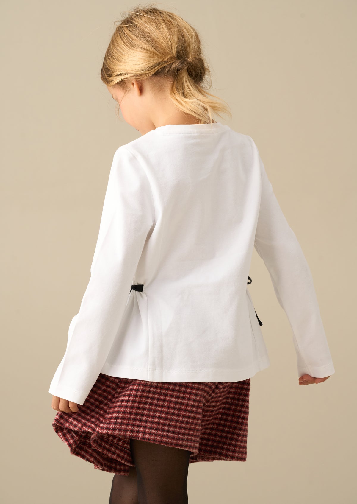 Betsy Gathered Waist Long Sleeved Top