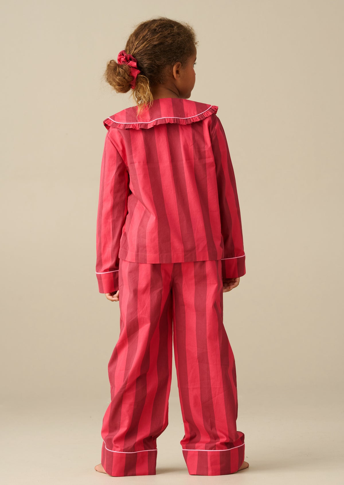 Clara Stripe Frill Collar PJ's