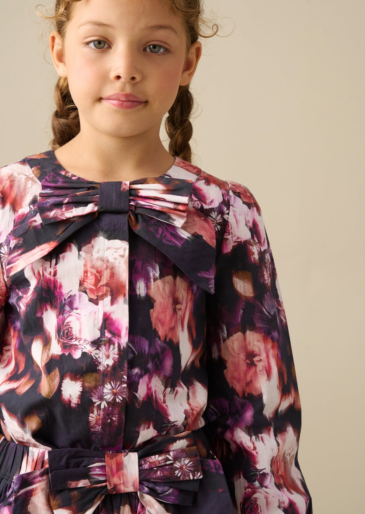 Blouse tissée fleurie Darcey