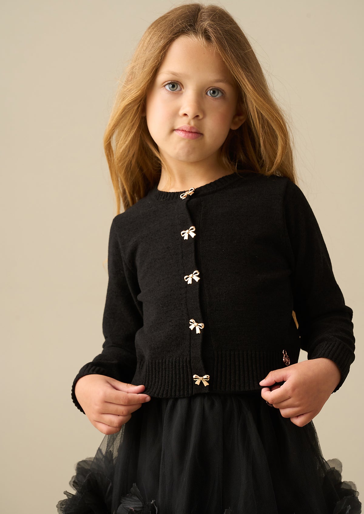 Callie Bow Knitted Cardigan