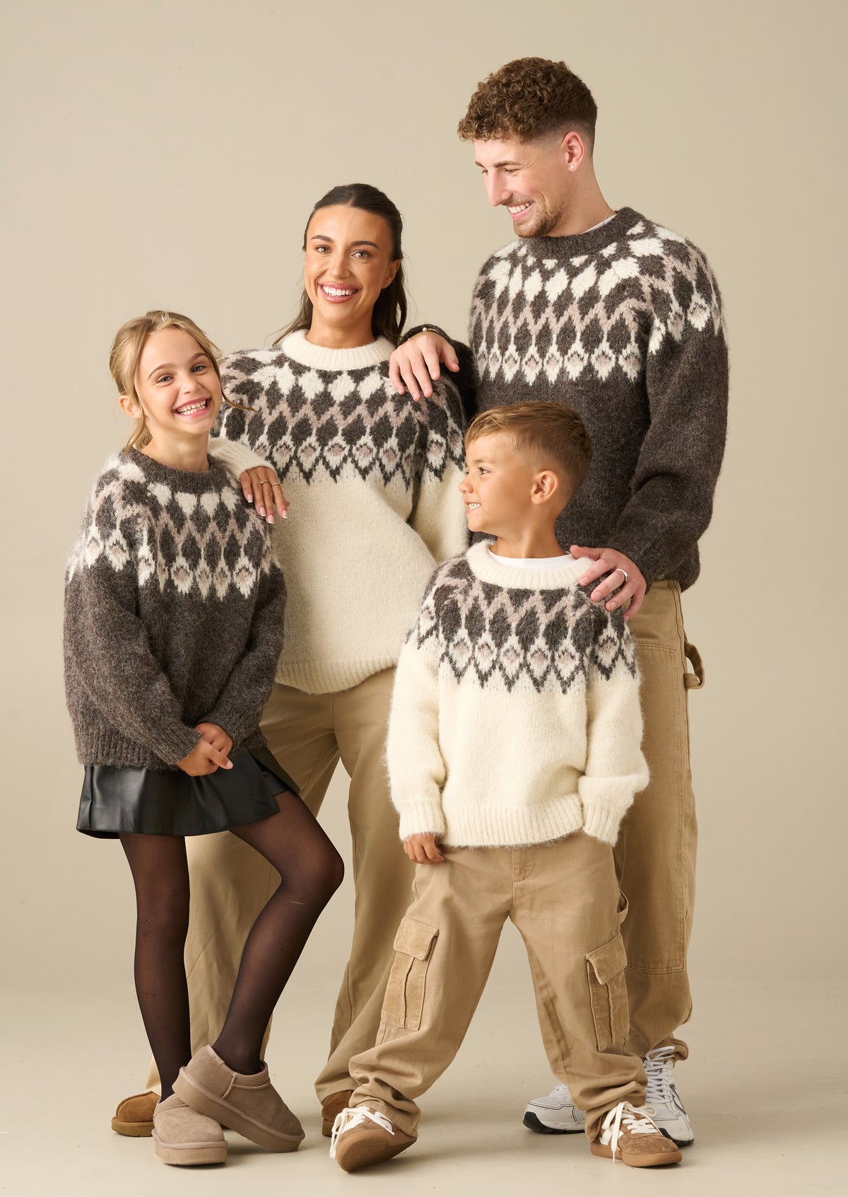 Jersey de punto Fairisle para toda la familia Charlie Chocolate