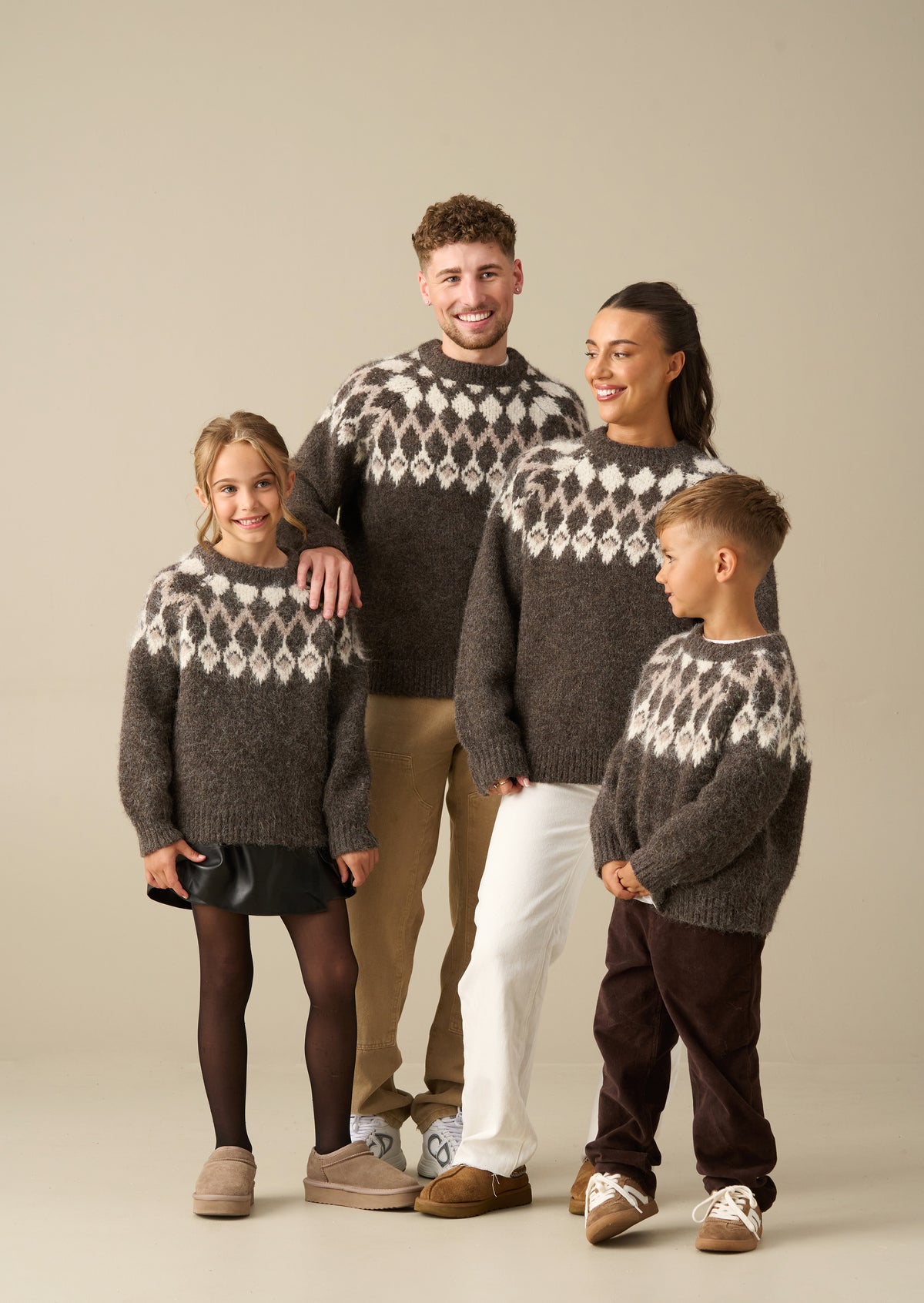 Jersey de punto Fairisle para toda la familia Charlie Chocolate