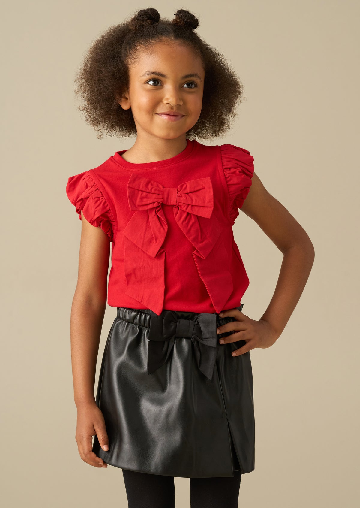 Bonnie Puff Sleeve Bow Top