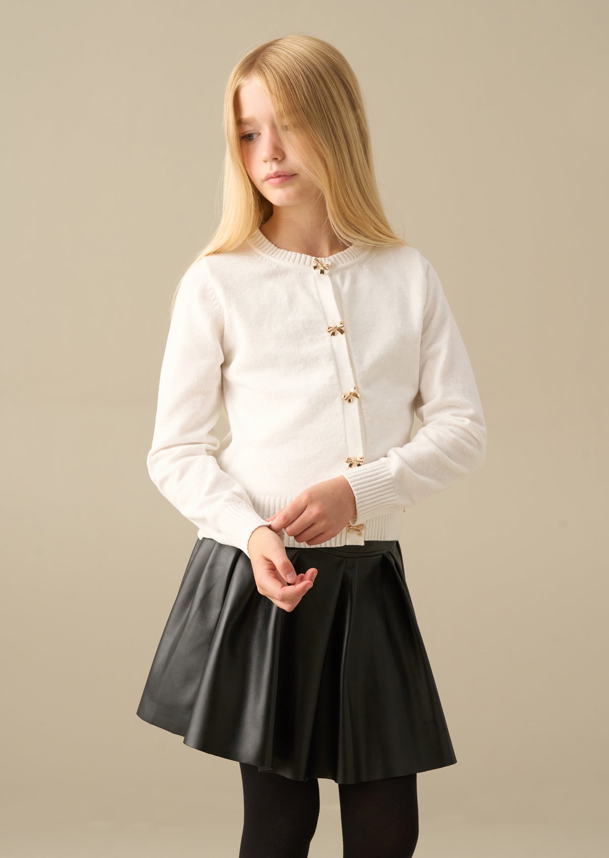 Lamaya Bow Knitted Cardigan