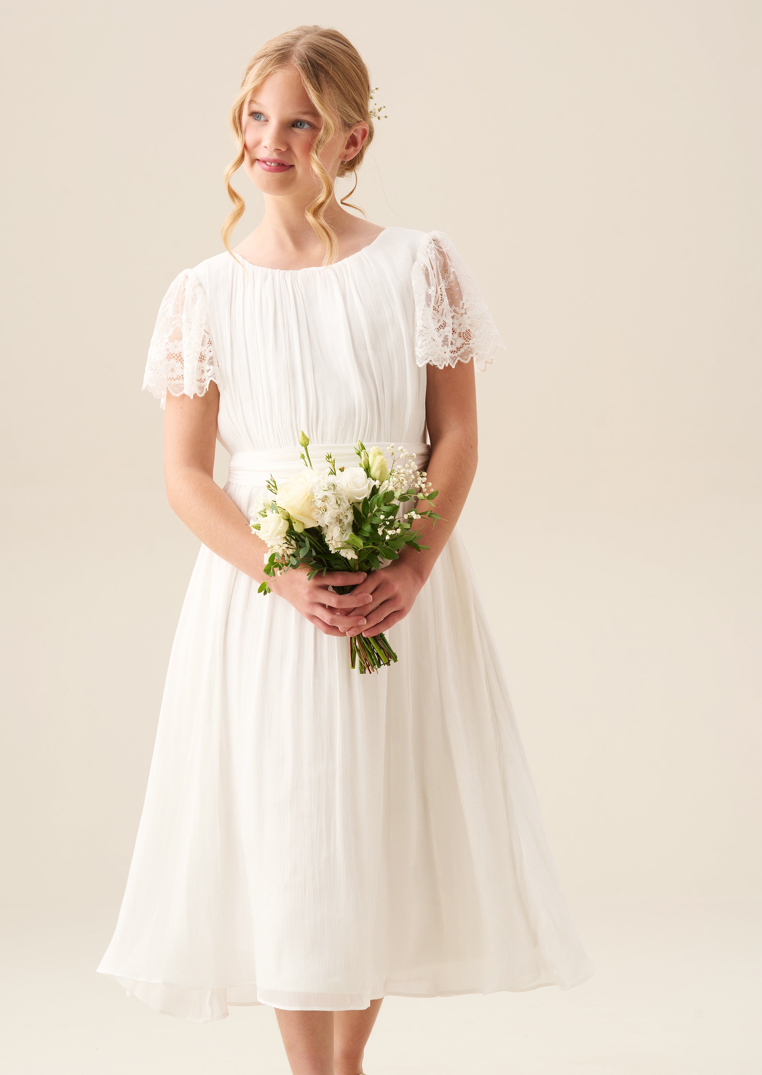 Aria Lace Sleeve Maxi Dress