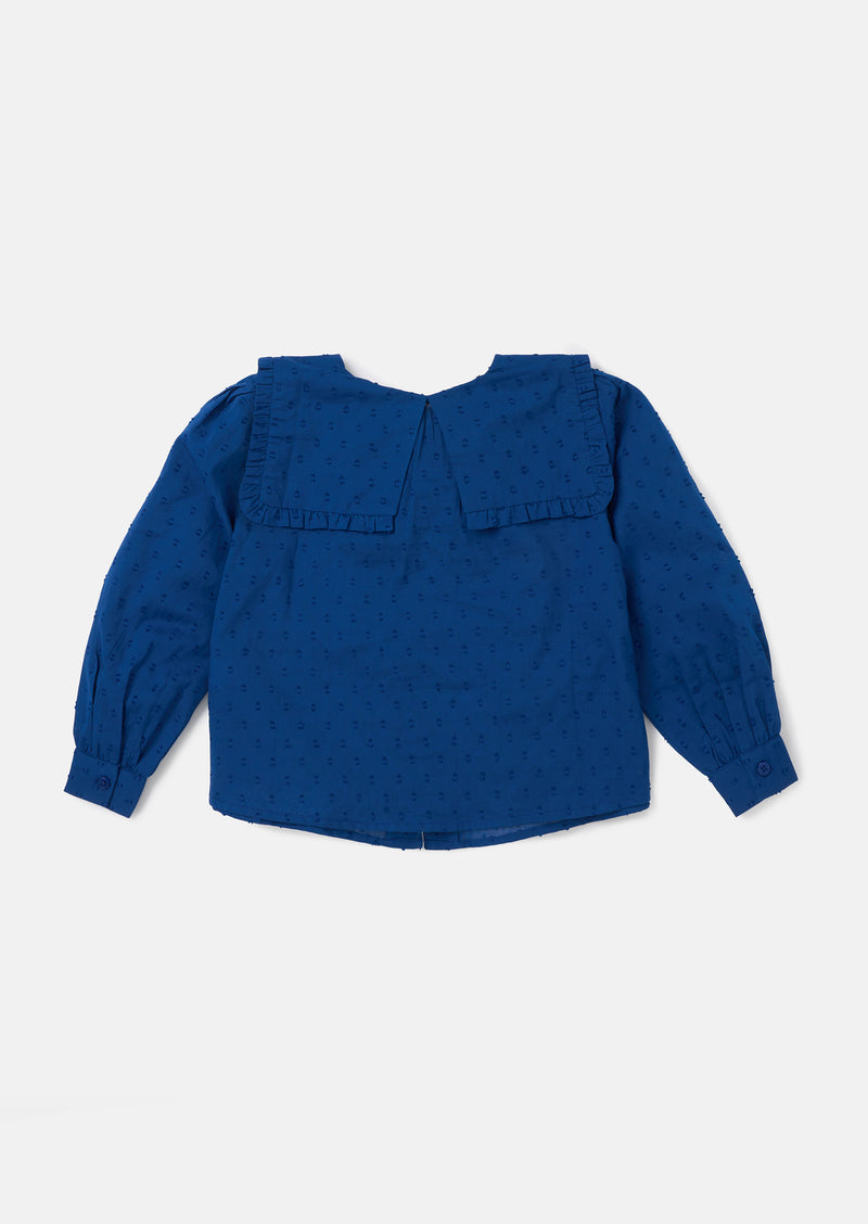 Raya Frill Collar Woven Top