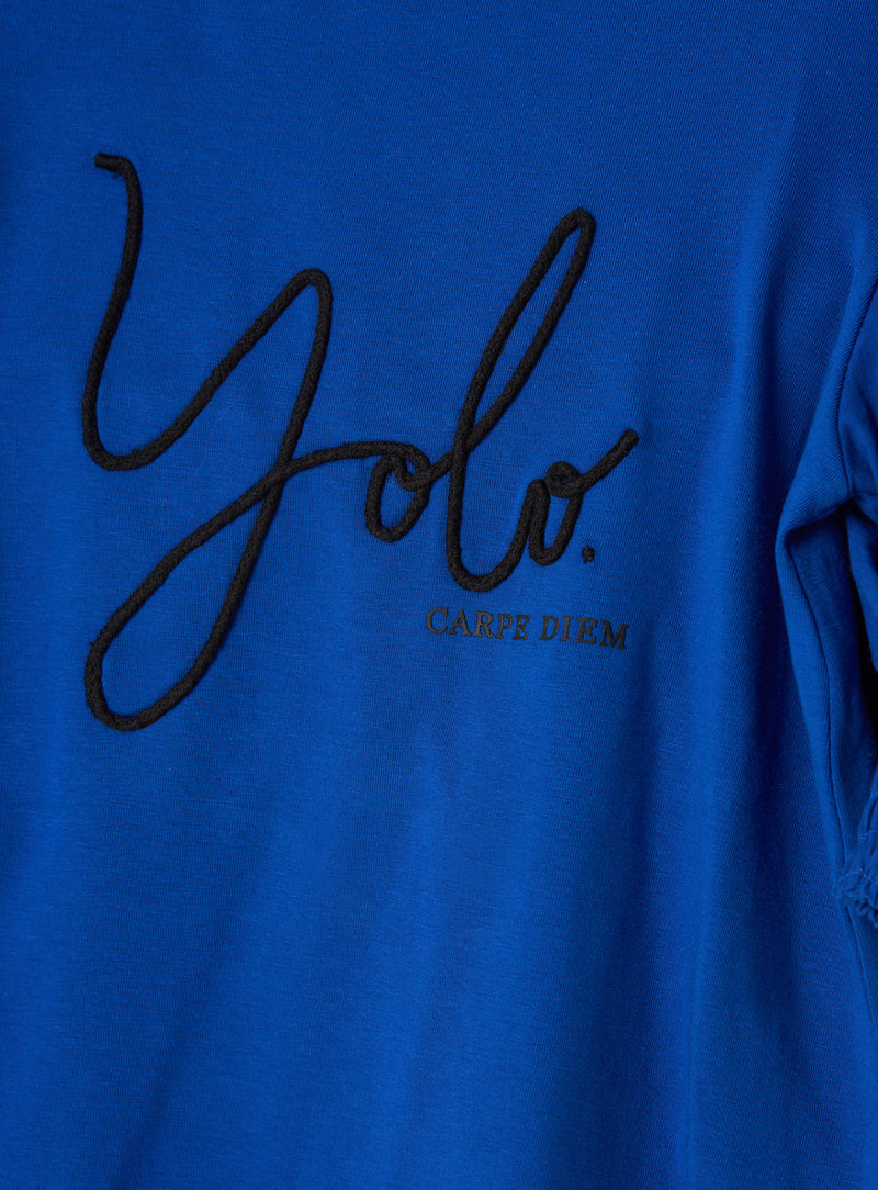 Heidi Blue YOLO Top