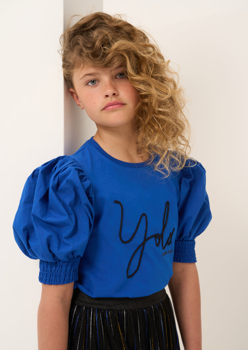 Heidi Blue YOLO Top