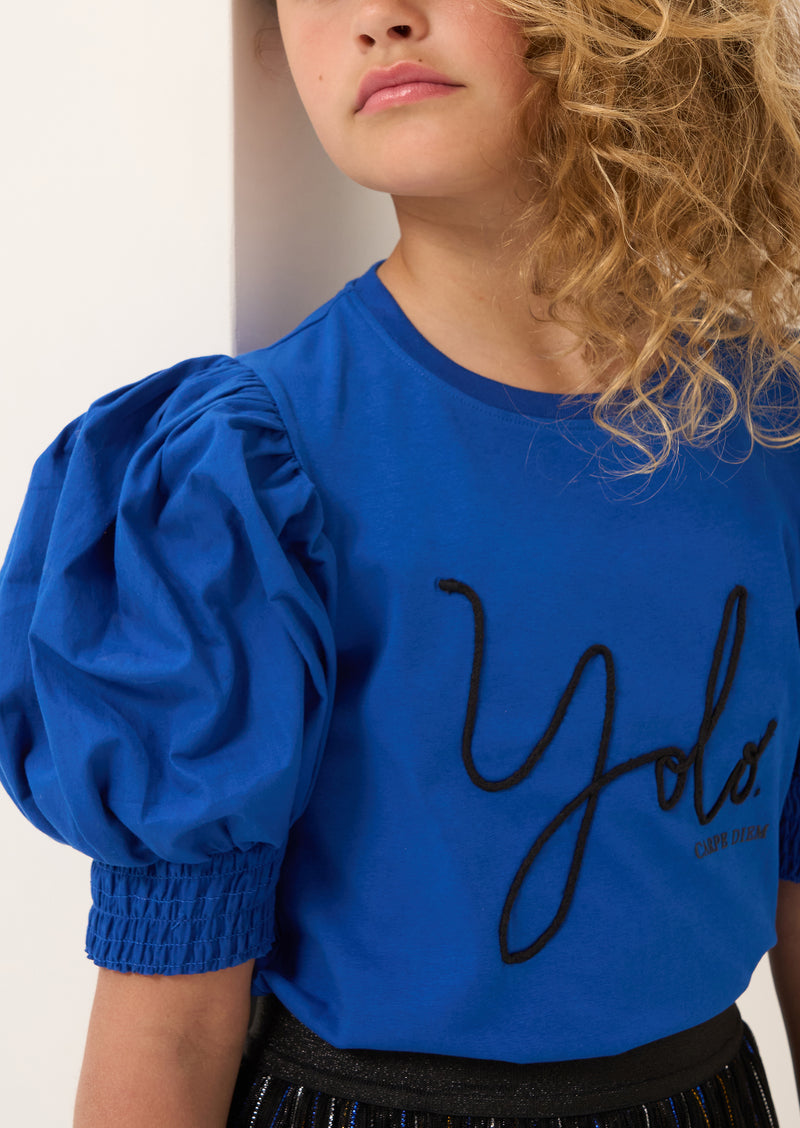 Heidi Blue YOLO Top