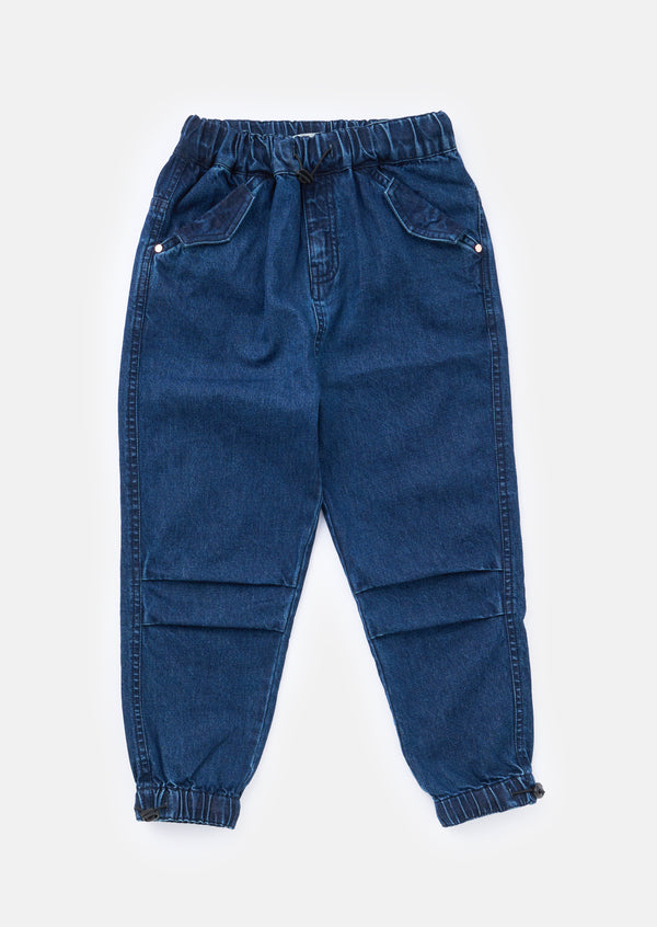 Carrie Denim Parachute Trousers