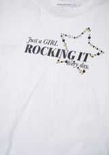 Gigi White Rocking It T-shirt