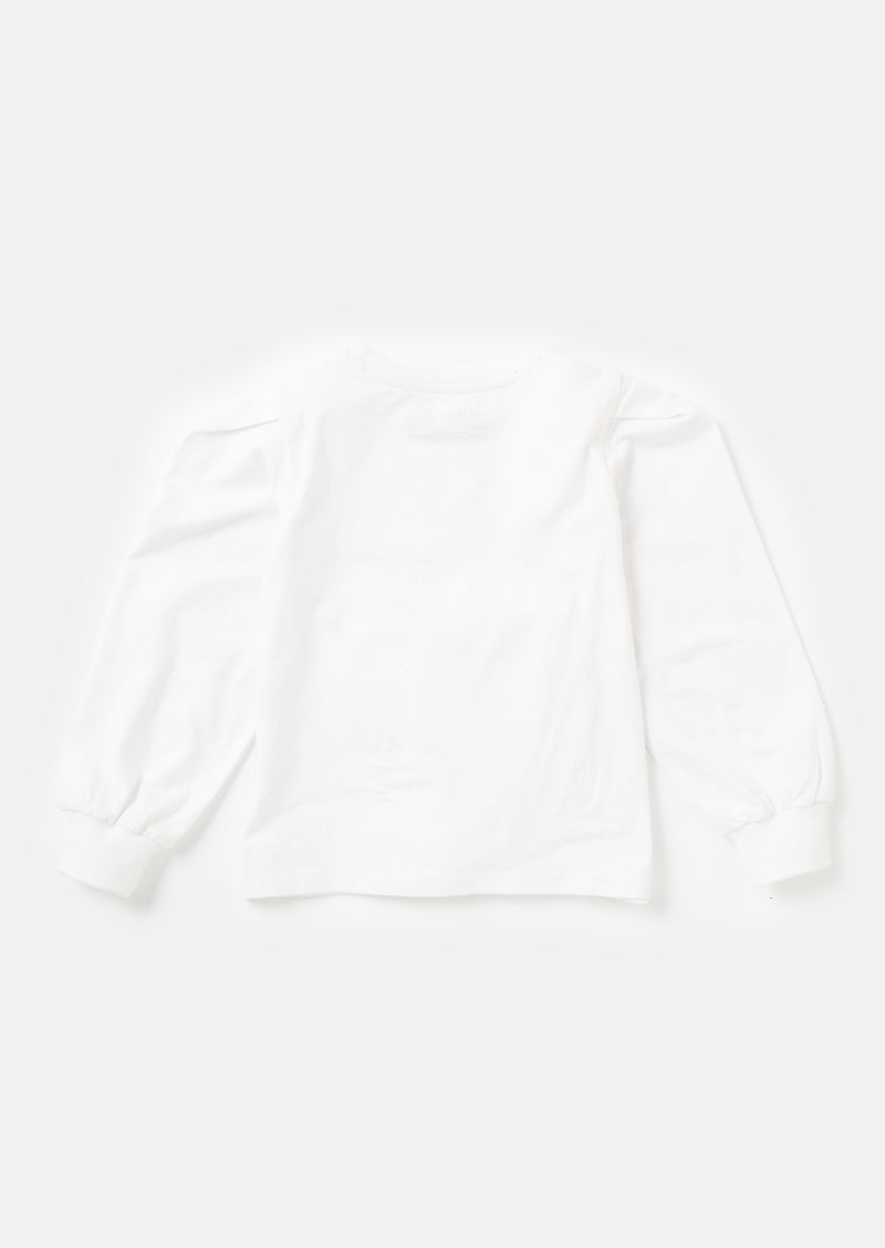 Eliana White Sequin Top