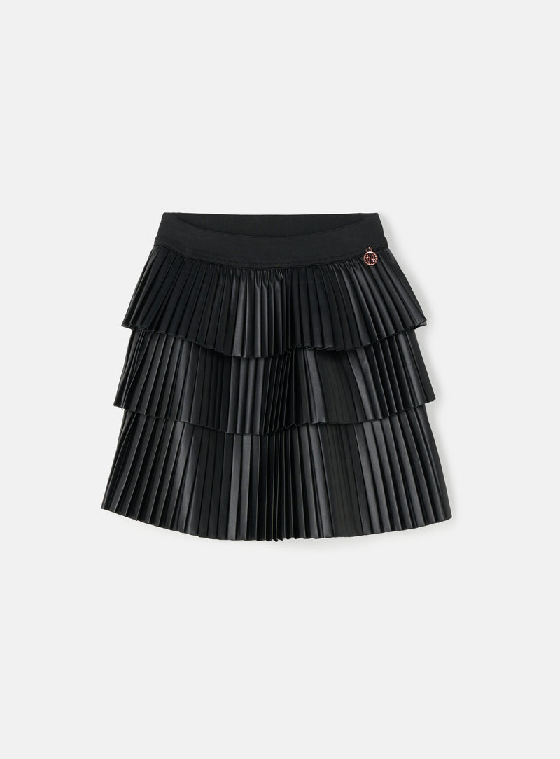 Harper PU Plisse Skirt