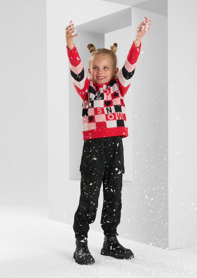 Noelle Red Let It Snow Jumper
