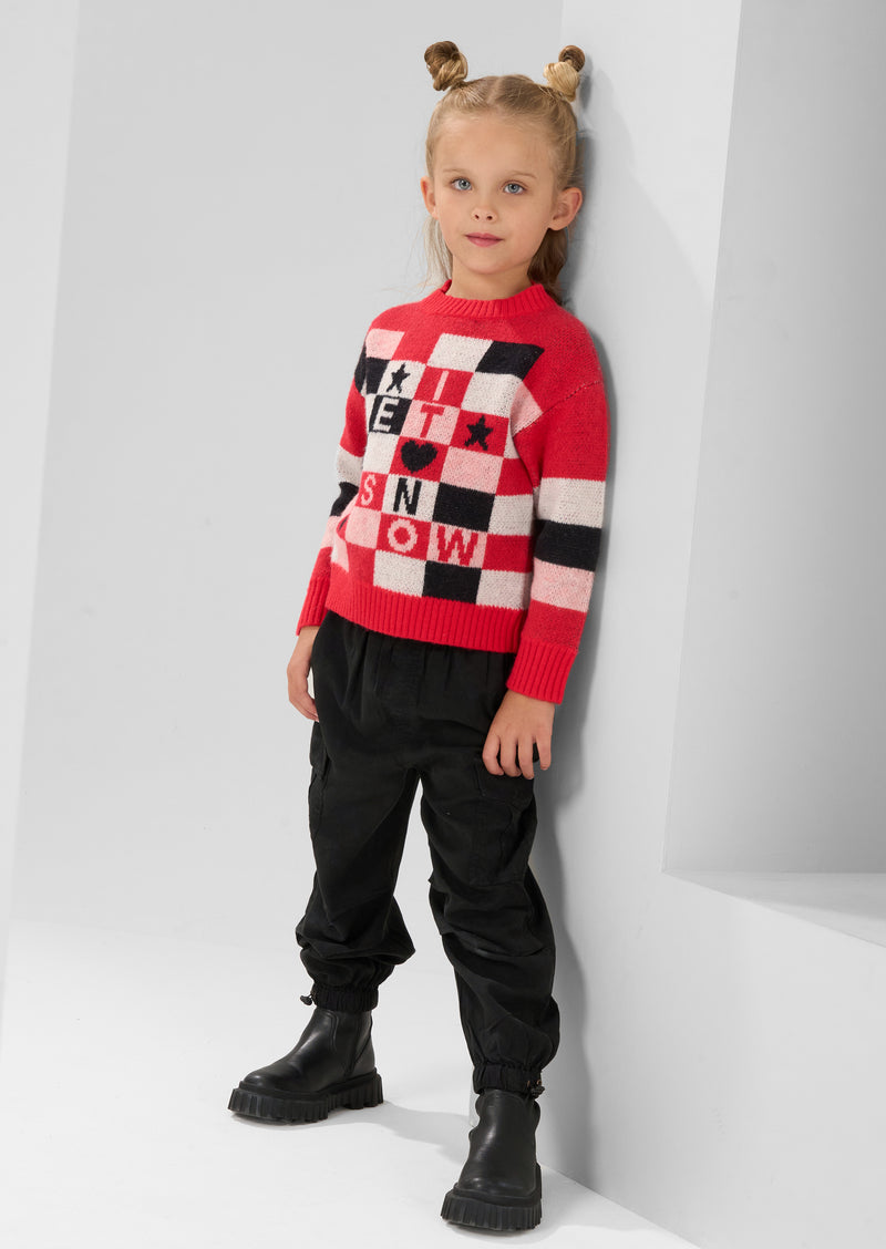 Noelle Red Let It Snow Jumper