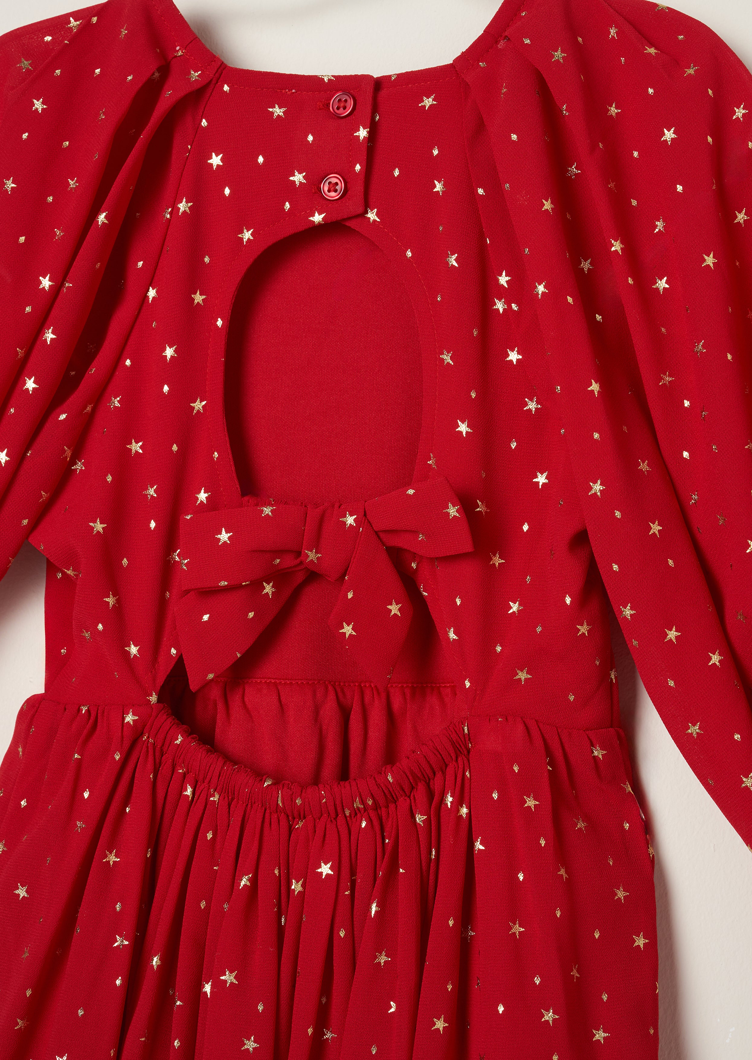 Ada Red Star Party Dress