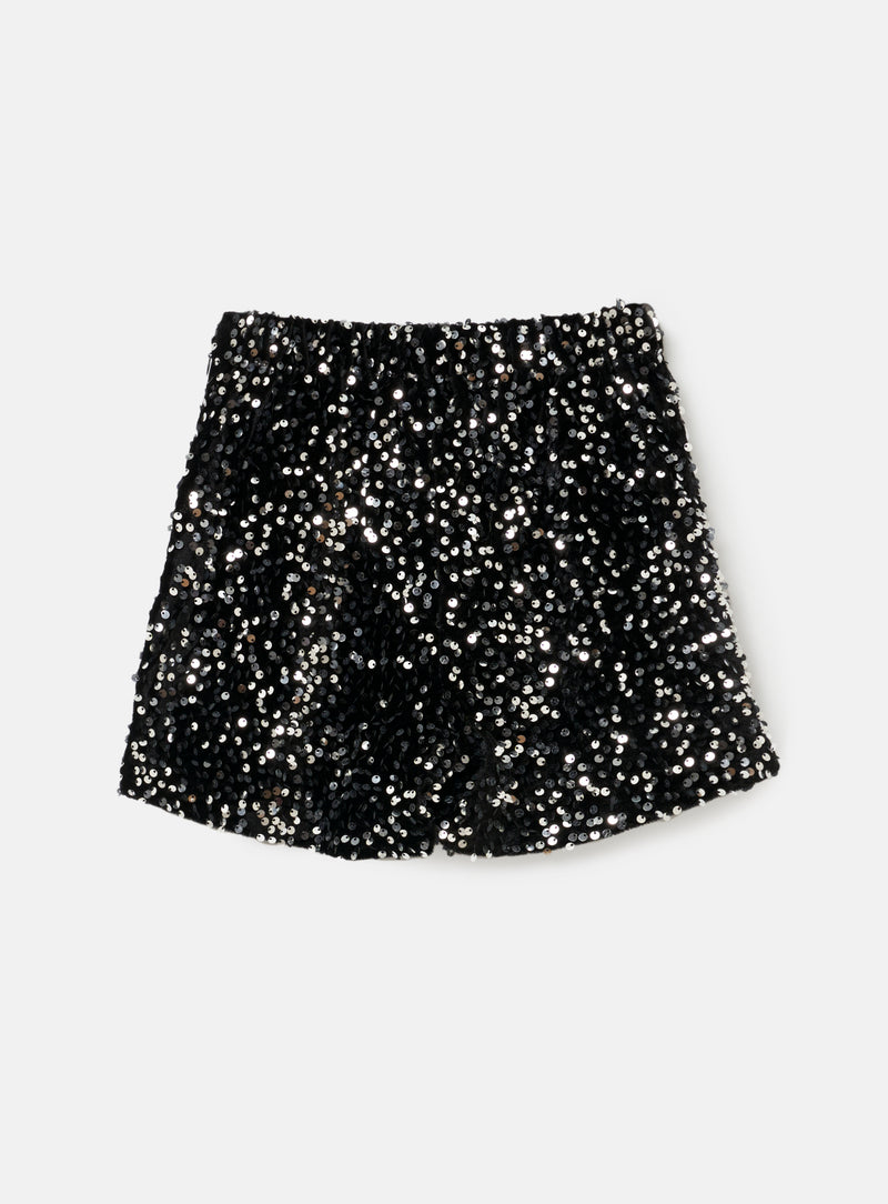Mae Sequin Velvet Short