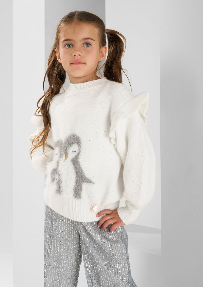 Clara Penguin Sequin Jumper
