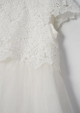 Esme Ivory Lace Bodice Dress