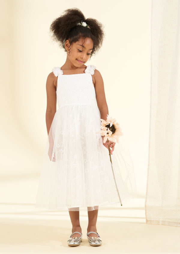 Sparkle flower girl dress