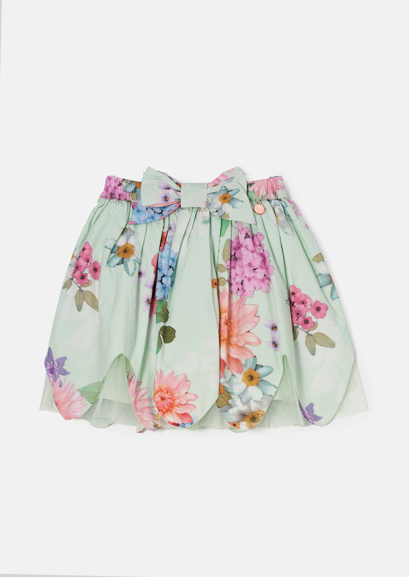 Darcy Mint Petal Skirt