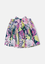 Darcy Lavender Print Tiered Skirt