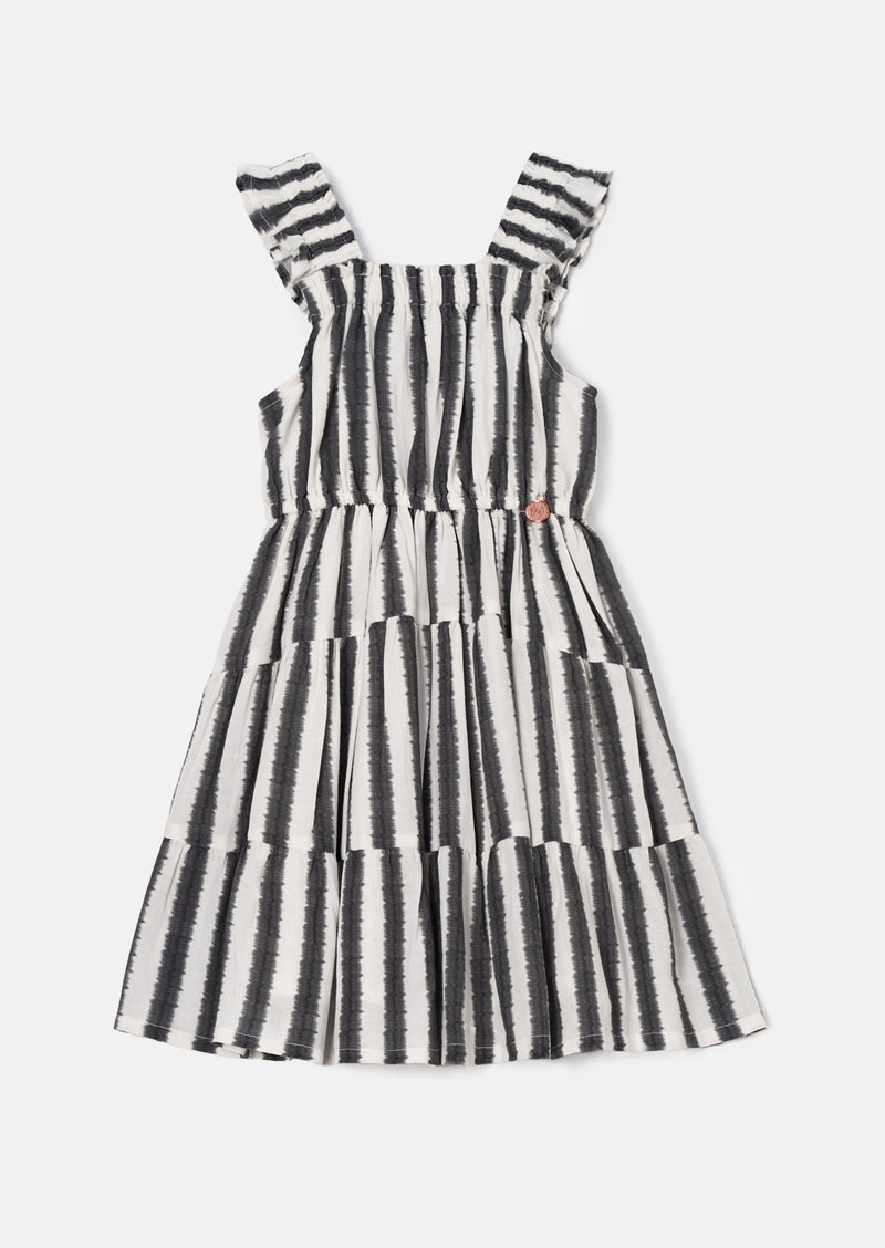 Etta Black Stripe Summer Dress