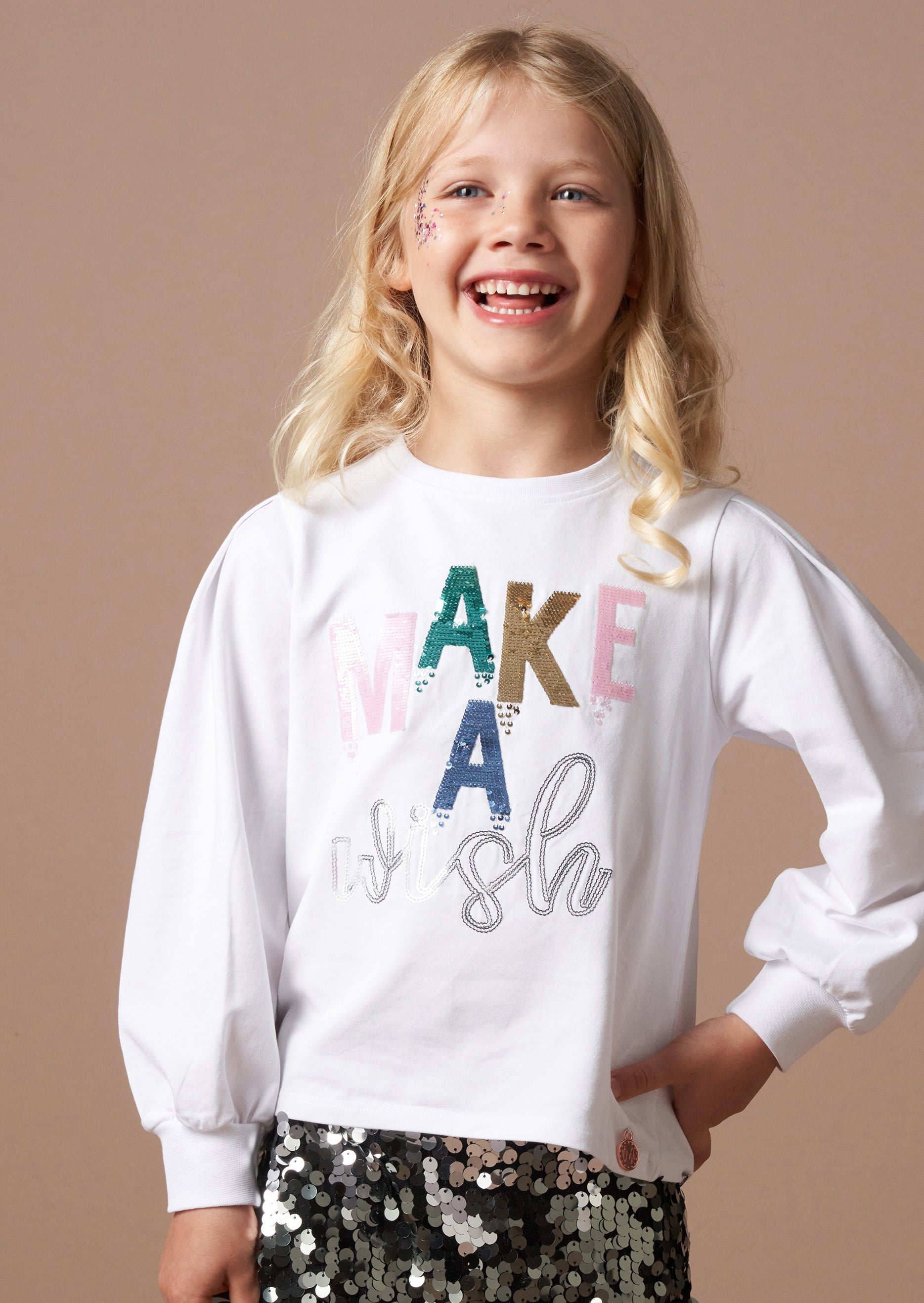 Gigi Sequin Wish T Shirt