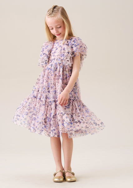 JILTU petite frill dress ピンク 0 Girls Pink Frill Dress | Angel & Rocket