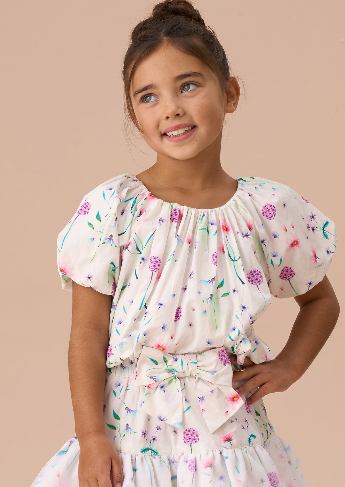 Perla Bubble Hem Top