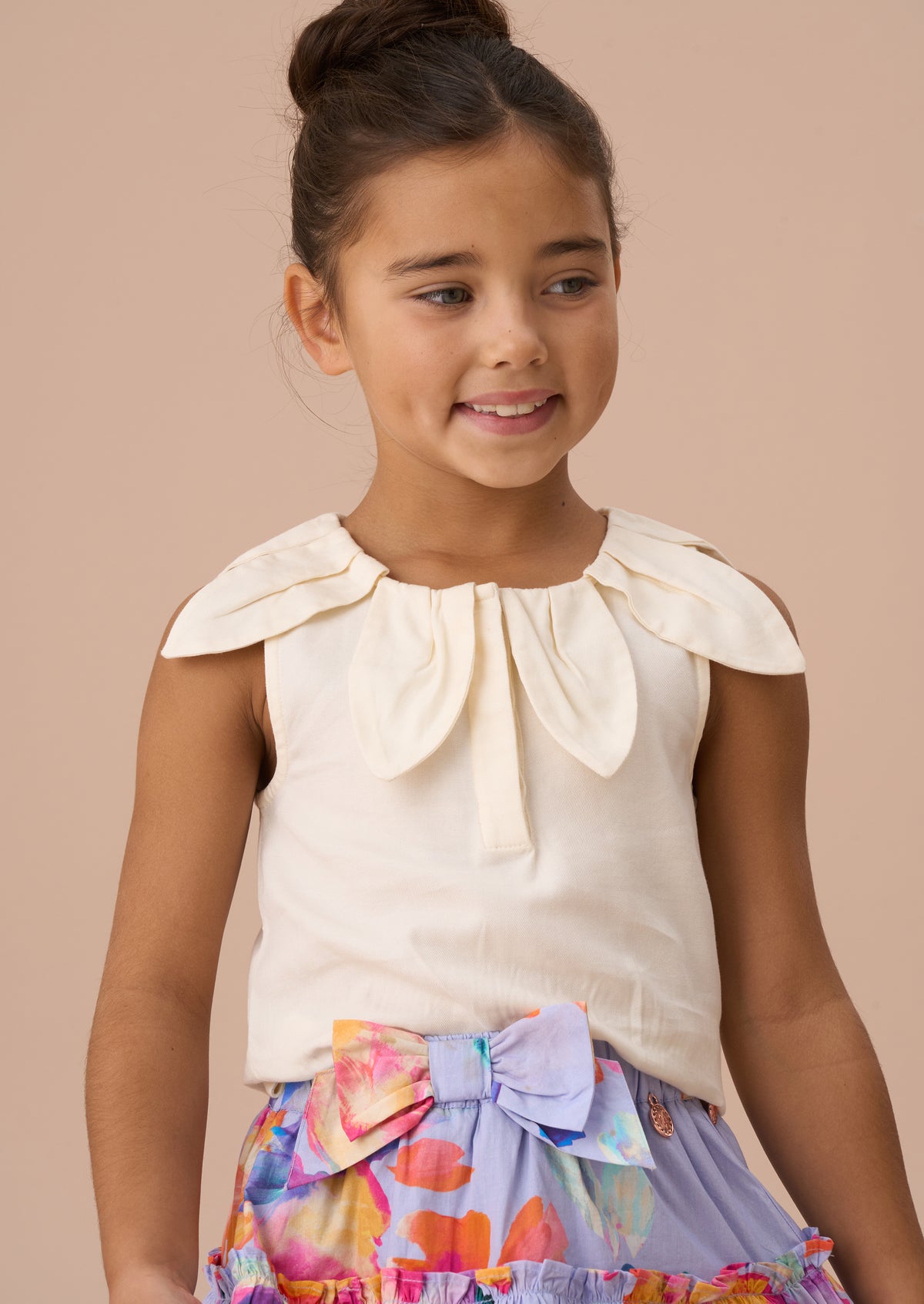 Margaux Petal Collar Top