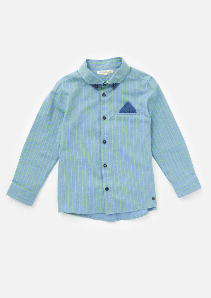 Kai Lime Stripe Shirt