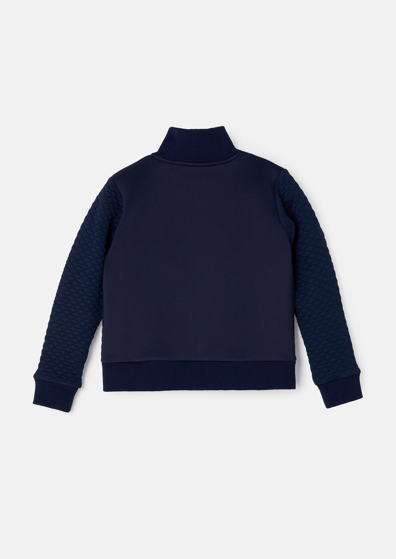 Leo Navy Quilted Jacket