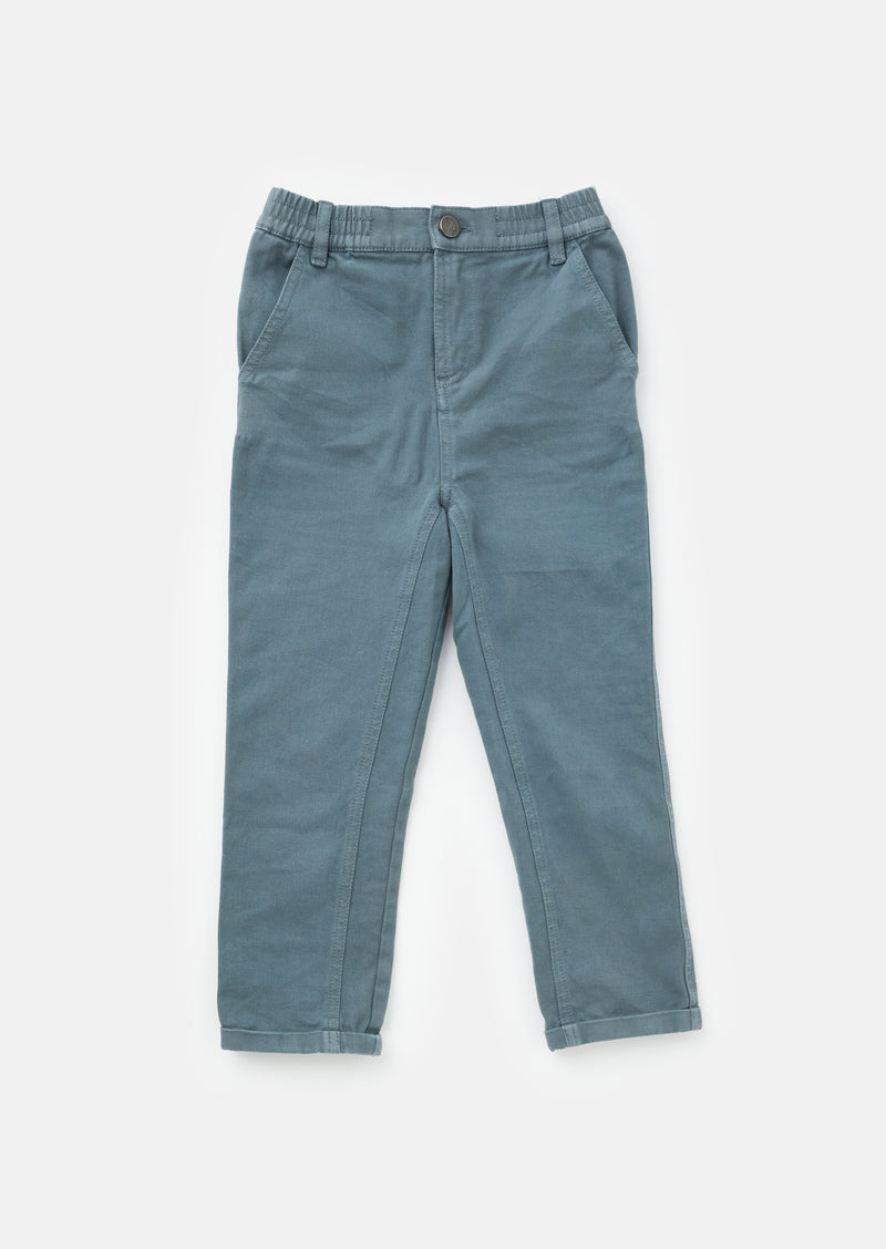 Ezra Blue Elasticated Waist Chino