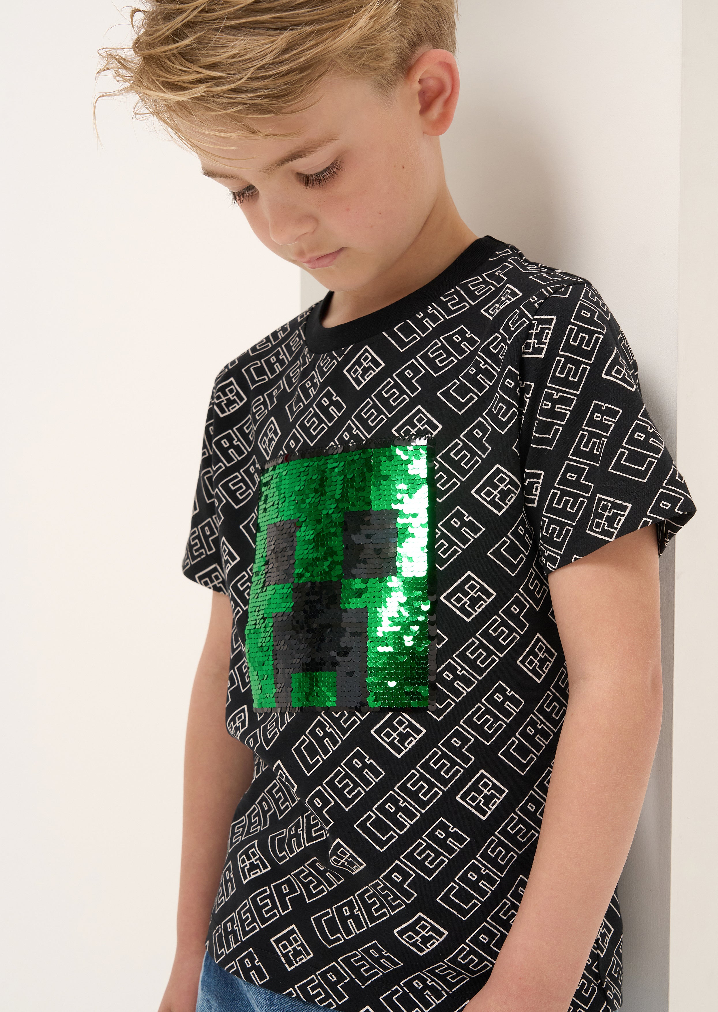 Minecraft Sequin Tee