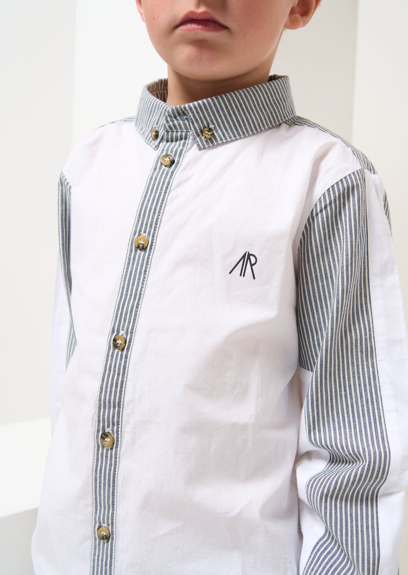 Chase White Stripe Smart Shirt