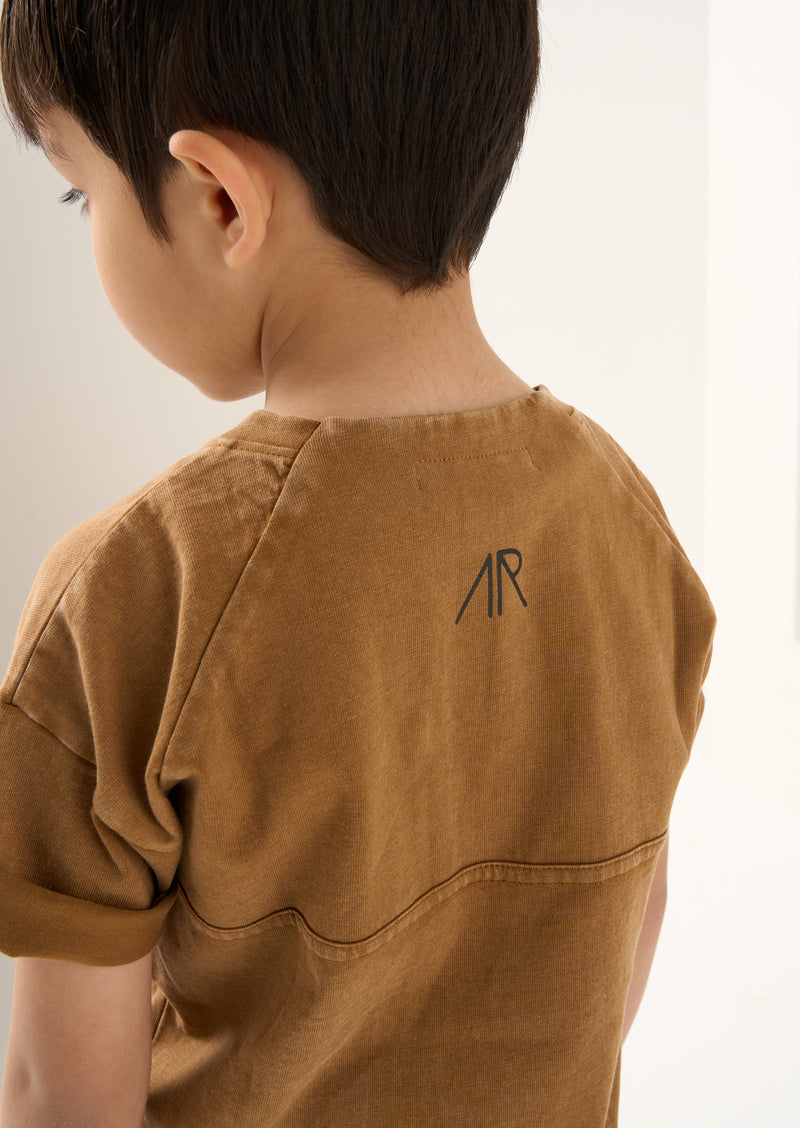 Gabriel Brown Nylon Pocket Tee
