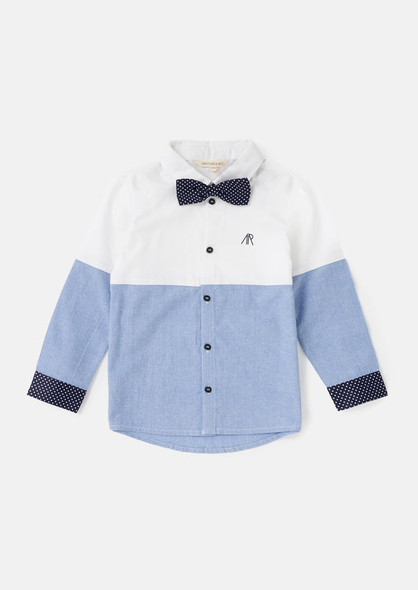 Carlton White Bow Tie Shirt