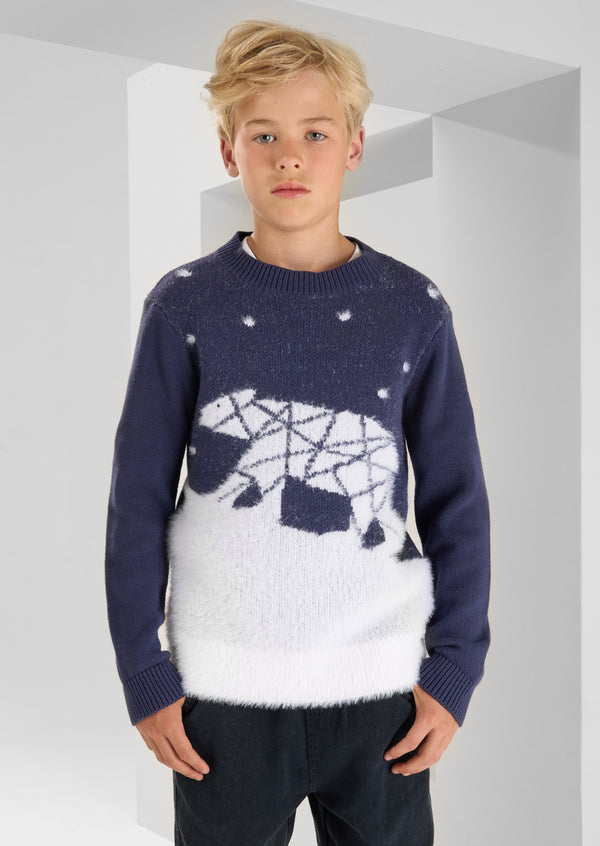 Benny Polar Bear Landscape Jumper