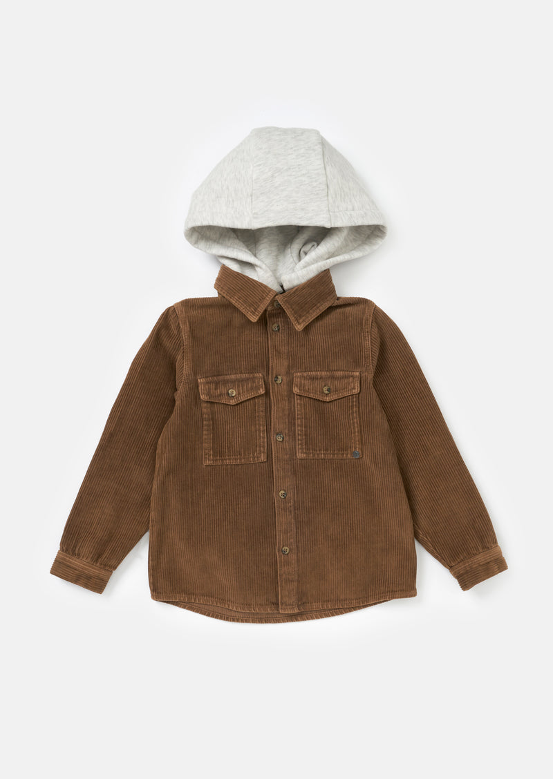 Fox Caramel Cord Shirt