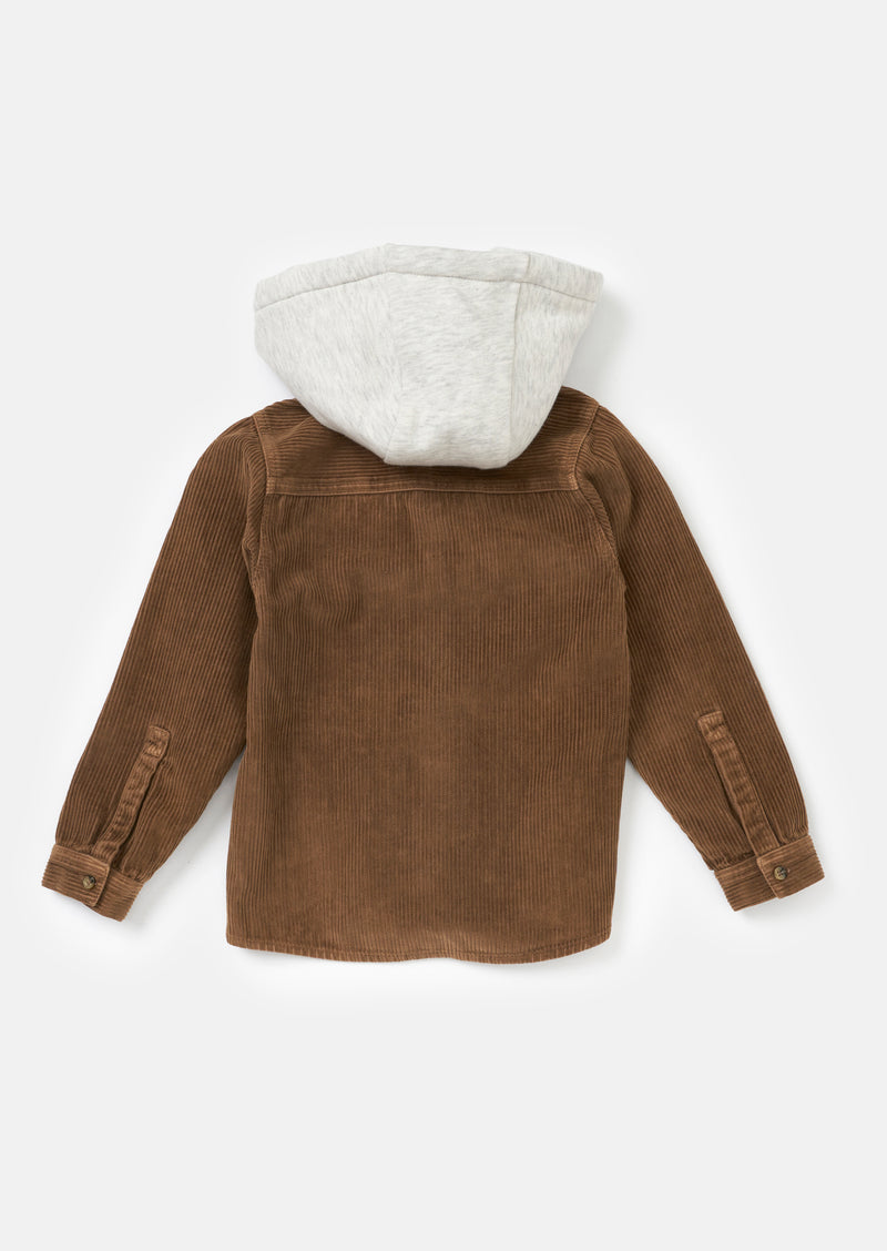 Fox Caramel Cord Shirt