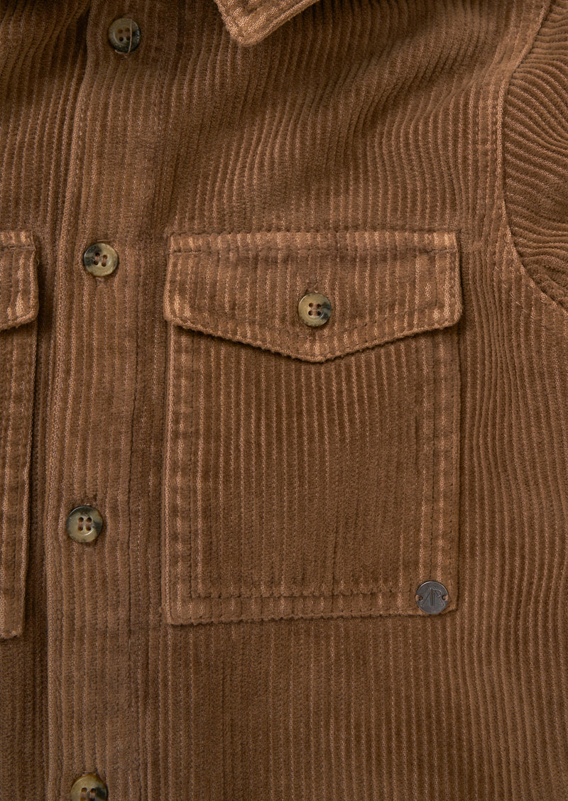 Fox Caramel Cord Shirt